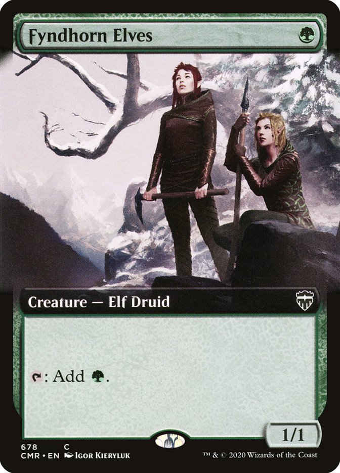 Fyndhorn Elves 678 (Commander Legends)  - Extended Art