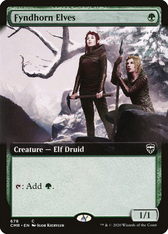 Fyndhorn Elves 678 (Commander Legends)  - Extended Art