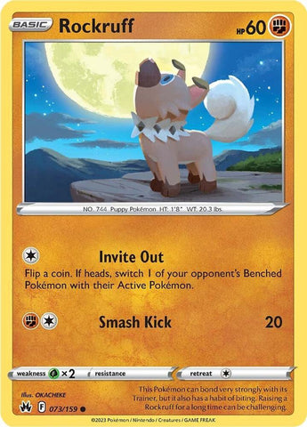 Rockruff 073/159 (Crown Zenith) 