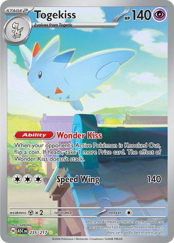 Togekiss 235/217 (ME: Ascended Heroes)  - Holofoil