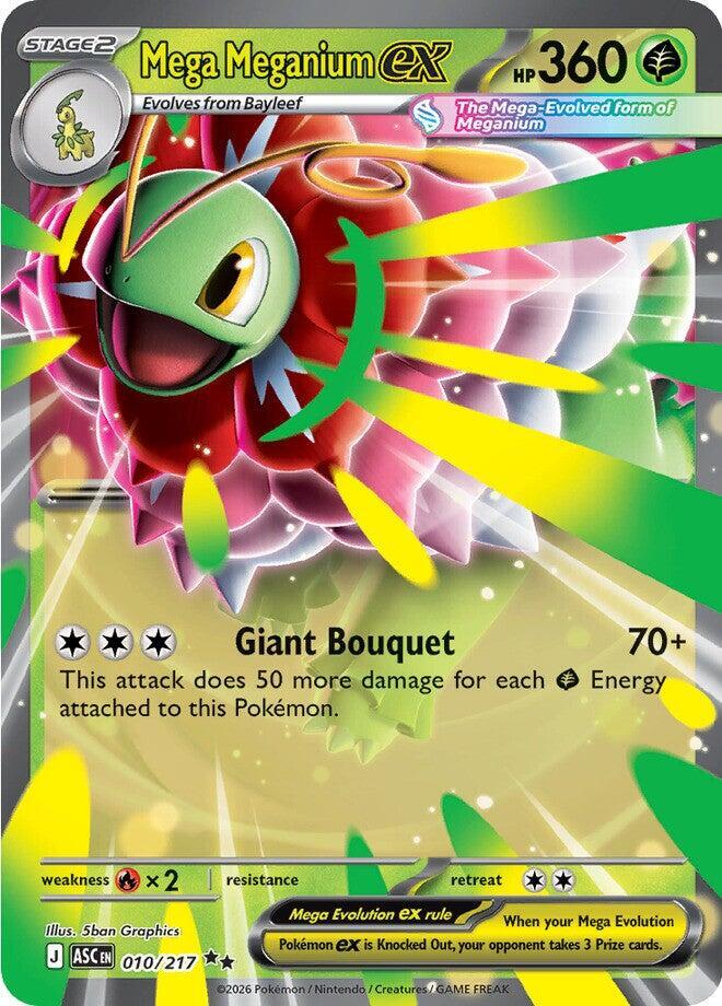 Mega Meganium ex 010/217 (ME: Ascended Heroes)  - Holofoil