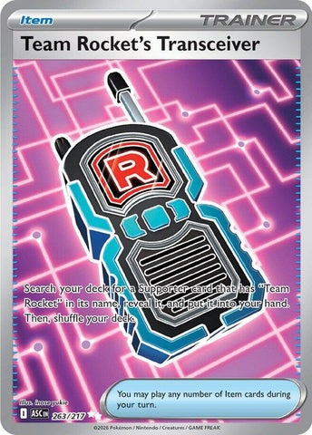 Team Rocket's Transceiver 263/217 (ME: Ascended Heroes)  - Holofoil