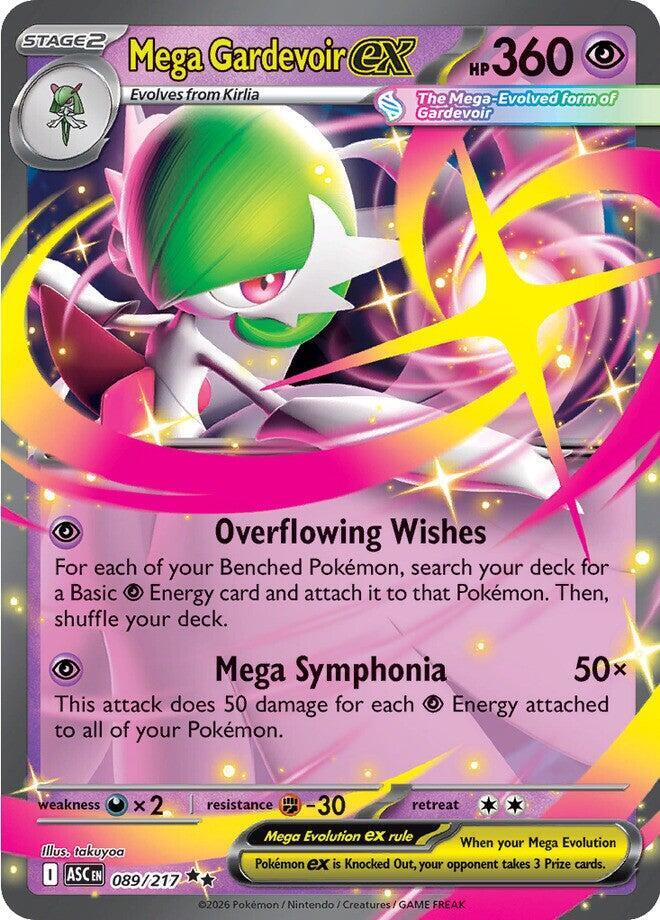 Mega Gardevoir ex 089/217 (ME: Ascended Heroes)  - Holofoil