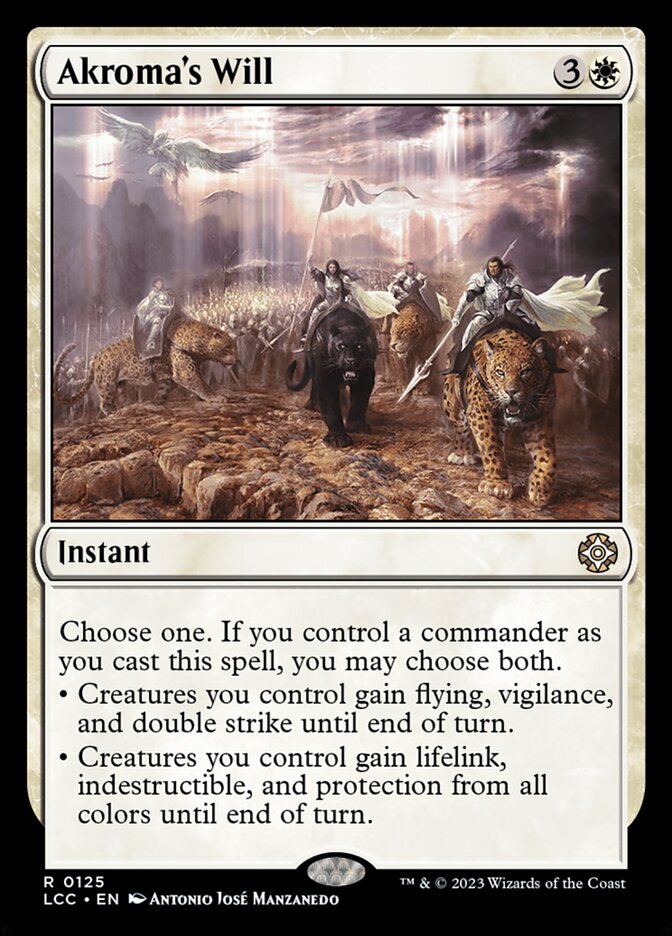 Akroma's Will (Commander: The Lost Caverns of Ixalan) 