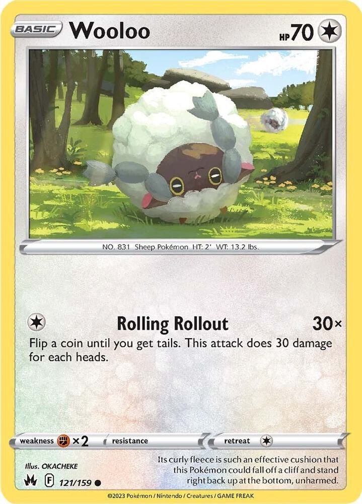 Wooloo 121/159 (Crown Zenith) 