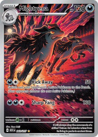 Mightyena 243/217 (ME: Ascended Heroes)  - Holofoil