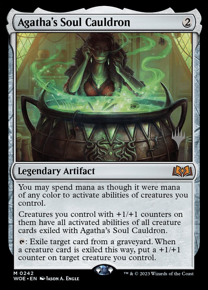 Agatha's Soul Cauldron 242p/200 (Promo Pack: Wilds of Eldraine)  - Foil