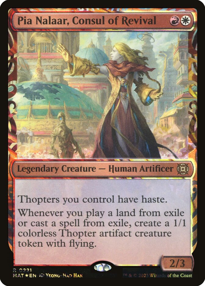 Pia Nalaar, Consul of Revival 221/50 (March of the Machine: The Aftermath)  - Showcase Halo Foil