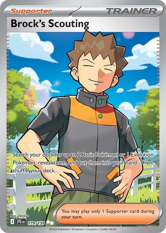 Brock's Scouting  179/159 (SV09: Journey Together)  - Holofoil