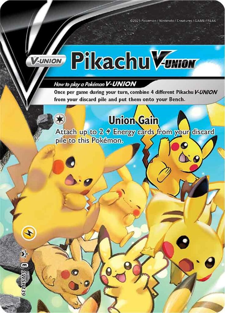 Pikachu V Union SWSH139 (SWSH: Sword & Shield Promo Cards)  - Holofoil
