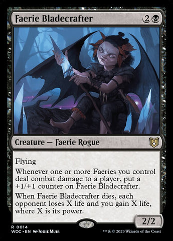 Faerie Bladecrafter 14/173 (Commander: Wilds of Eldraine) 