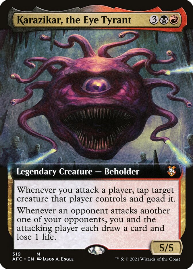 Karazikar, the Eye Tyrant 319/62 (Commander: Adventures in the Forgotten Realms) 