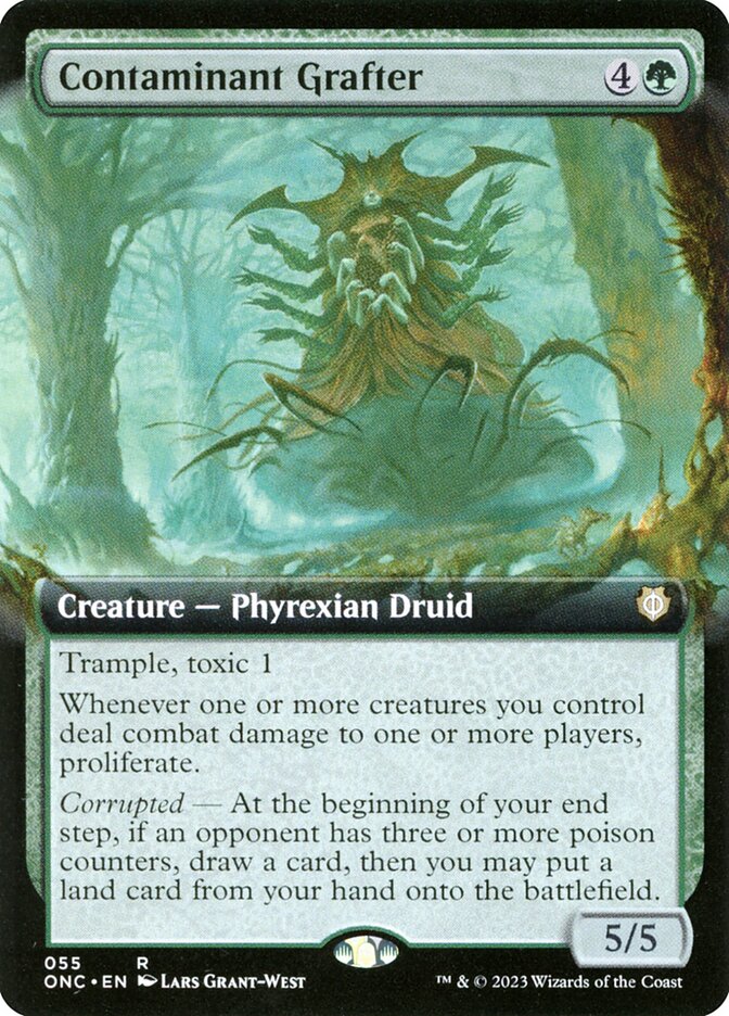 Contaminant Grafter 55 (Commander: Phyrexia: All Will Be One)  - Extended Art