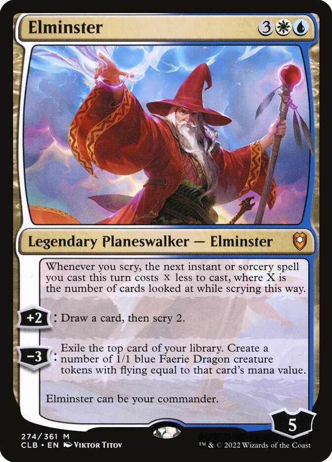 Elminster 274 (Commander Legends: Battle for Baldur's Gate) 