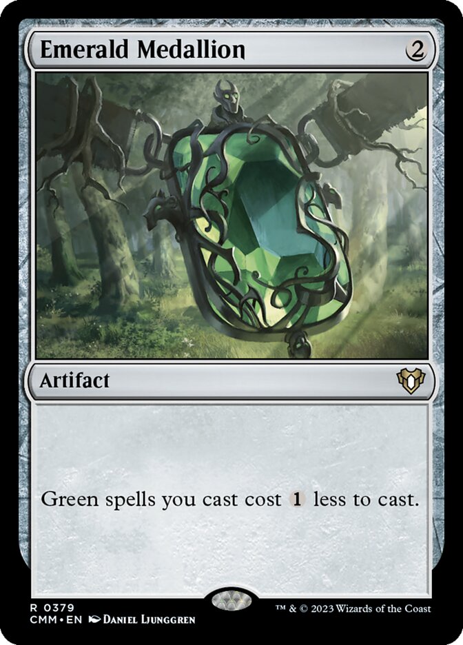 Emerald Medallion 379/451 (Commander Masters) 