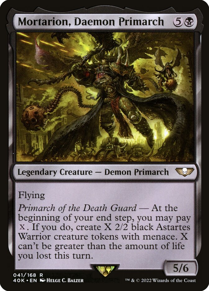 Mortarion, Daemon Primarch 41/617 (Universes Beyond: Warhammer 40,000) 