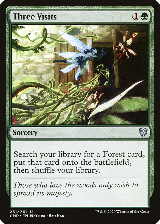 Three Visits 261 (Commander Legends)  - Foil