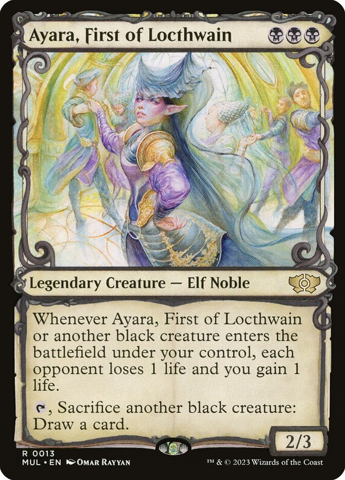 Ayara, First of Locthwain (March of the Machine: Multiverse Legends) 