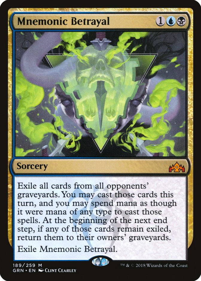 Mnemonic Betrayal (Guilds of Ravnica)  - undefined