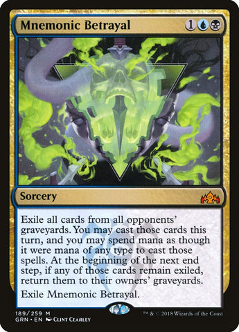 Mnemonic Betrayal (Guilds of Ravnica)  - undefined