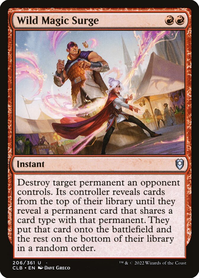 Wild Magic Surge 206 (Commander Legends: Battle for Baldur's Gate) 