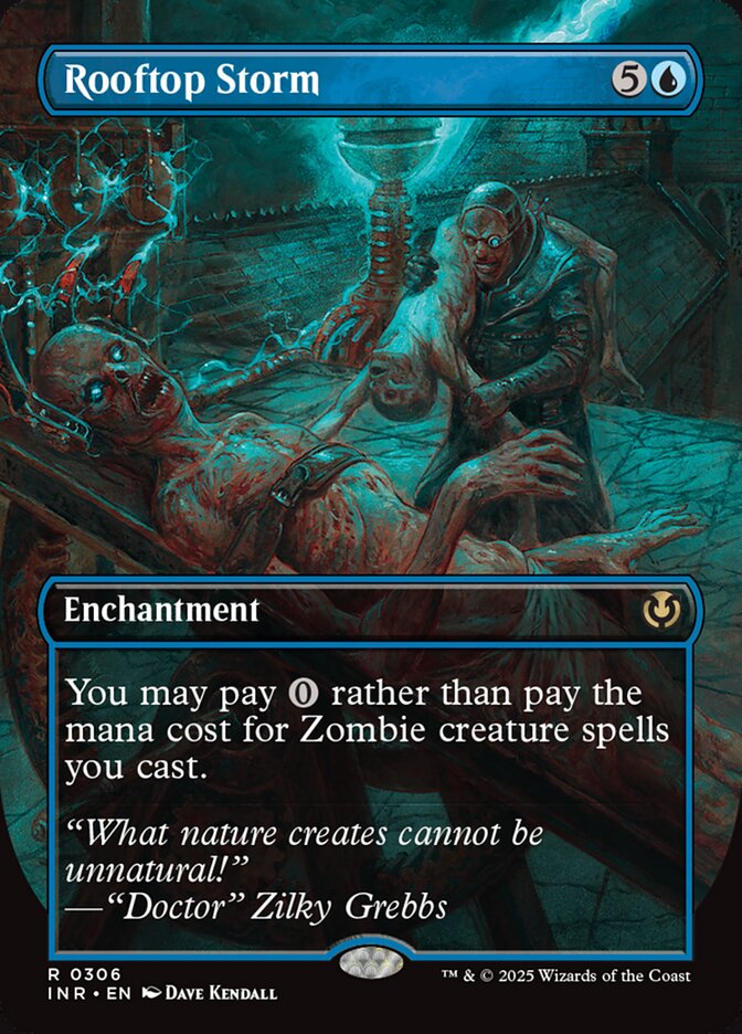 Rooftop Storm 306 (Innistrad Remastered)  - Borderless Foil