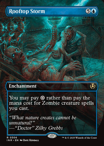 Rooftop Storm 306 (Innistrad Remastered)  - Borderless Foil