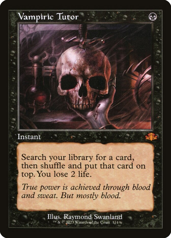 Vampiric Tutor 314 (Dominaria Remastered)  - Retro