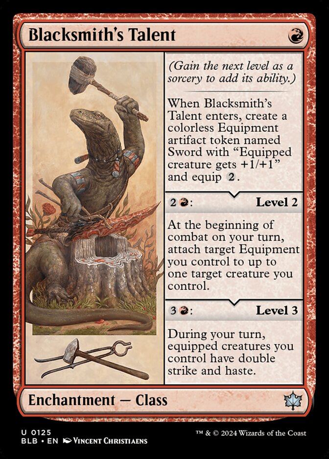 Blacksmith's Talent 125 (Bloomburrow) 