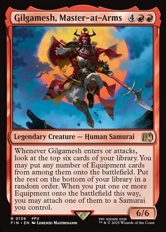 Gilgamesh, Master-at-Arms 139 (FINAL FANTASY)  - Foil