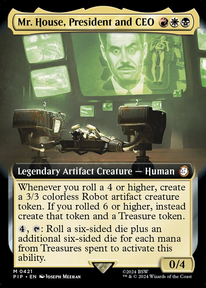 Mr. House, President and CEO 421/1076 (Universes Beyond: Fallout)  - Foil