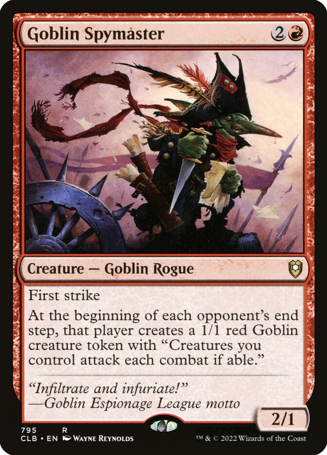 Goblin Spymaster 795 (Commander Legends: Battle for Baldur's Gate) 
