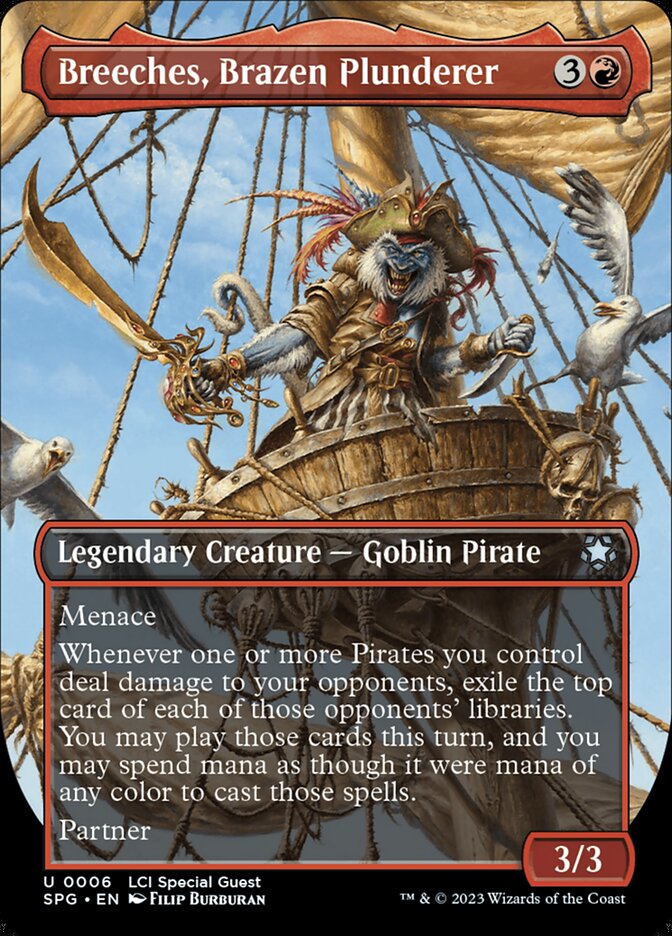 Breeches Brazen Plunderer Borderless 6 (Special Guests)  - Foil