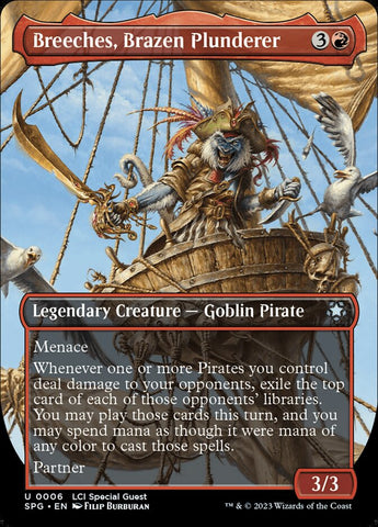 Breeches Brazen Plunderer Borderless 6 (Special Guests)  - Foil