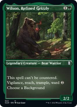Wilson, Refined Grizzly 522 (Commander Legends: Battle for Baldur's Gate)  - Etched Foil