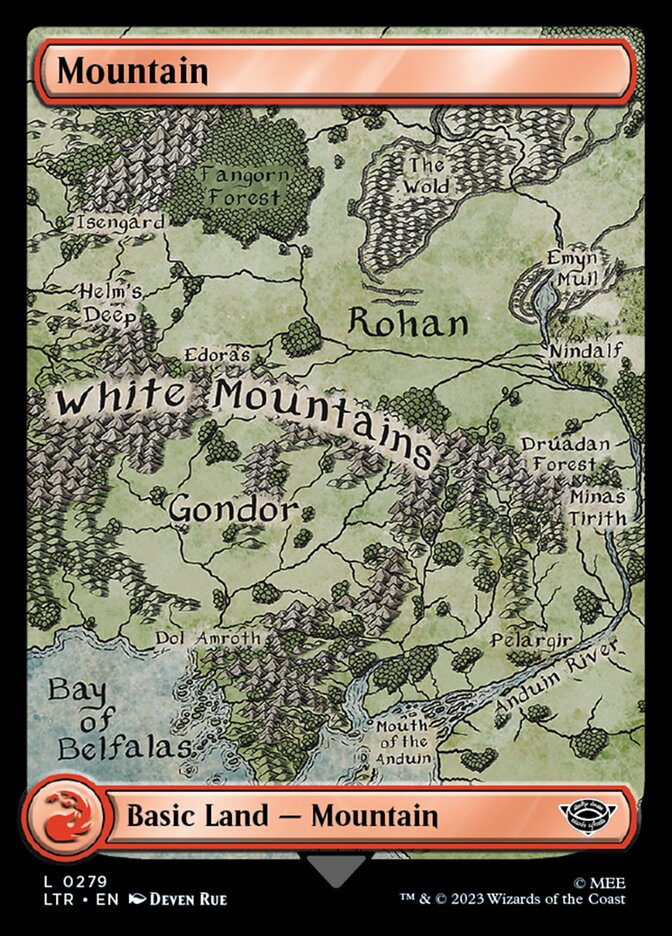 Mountain 279 (Universes Beyond: The Lord of the Rings: Tales of Middle-earth)  - Full Art