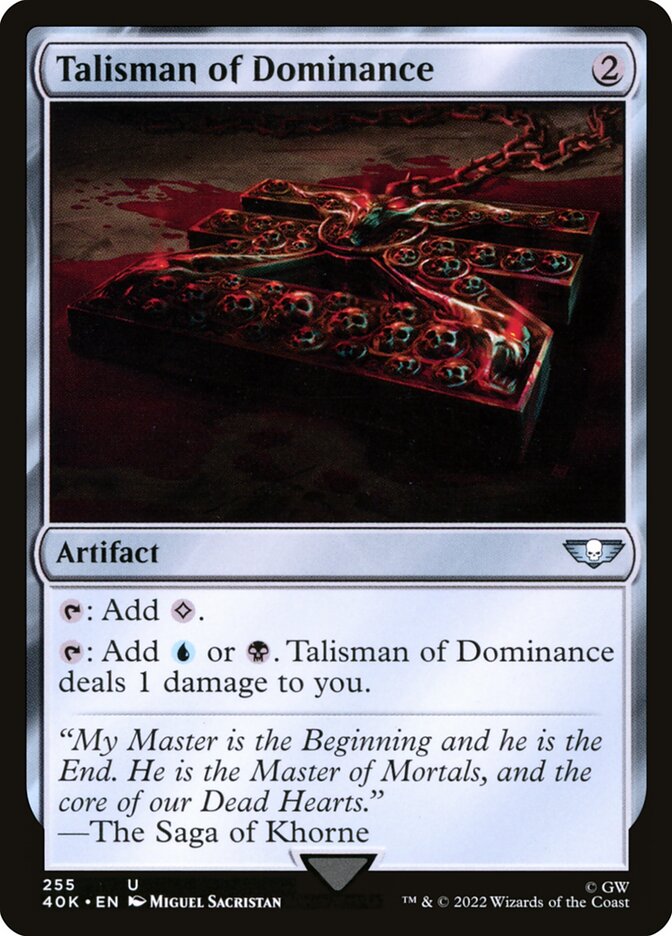 Talisman of Dominance 255/617 (Universes Beyond: Warhammer 40,000) 