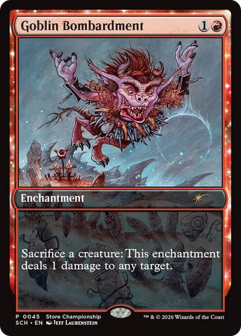 Goblin Bombardment 45/49 (Game Day & Store Championship Promos)  - Full Art