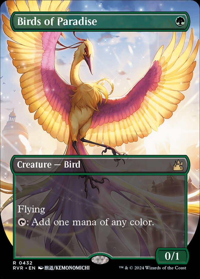 Birds of Paradise 432/291 (Ravnica Remastered)  - Borderless