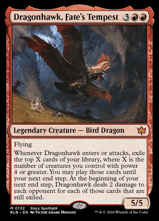 Dragonhawk, Fate's Tempest (Bloomburrow)  - undefined