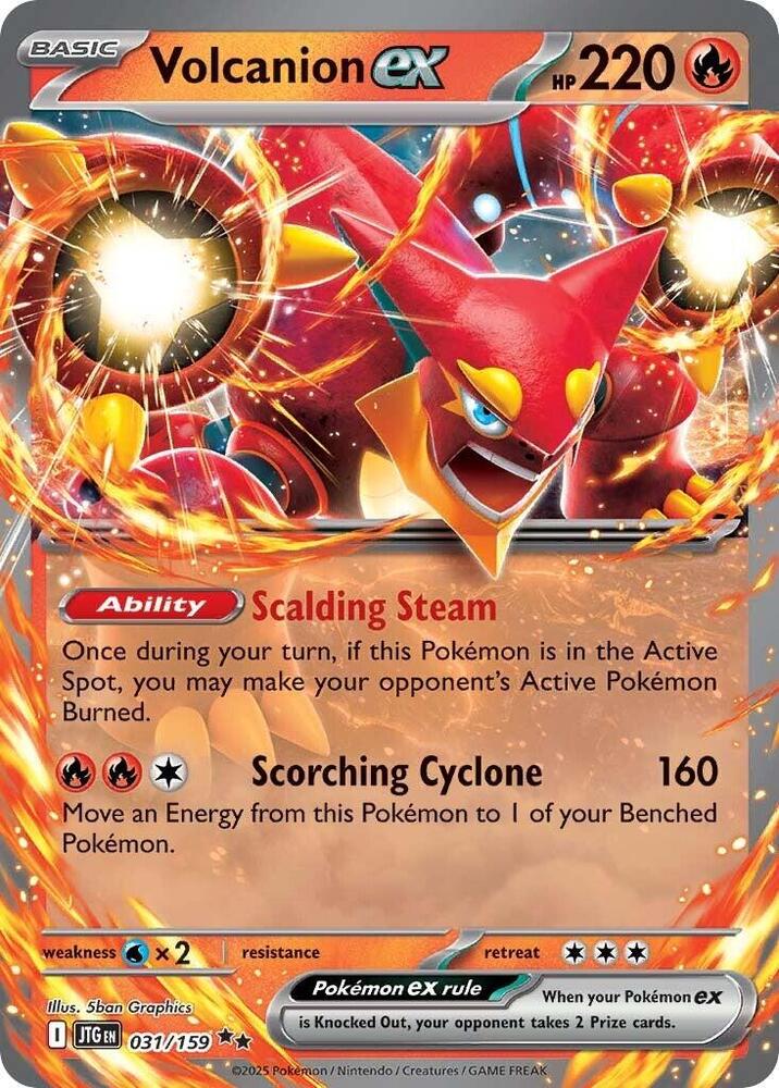 Volcanion ex 031/159 (SV09: Journey Together)  - Holofoil