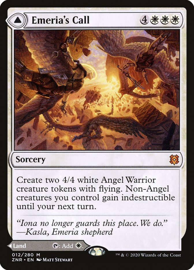 Emeria's Call // Emeria, Shattered Skyclave 12/280 (Zendikar Rising) 