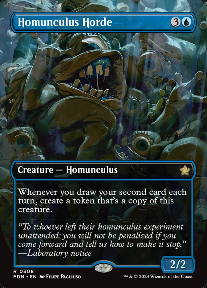 Homunculus Horde 308/291 (Foundations)  - Borderless