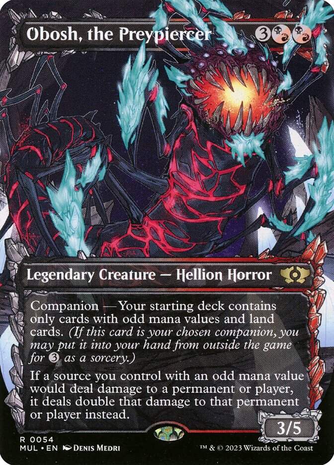 Obosh, the Preypiercer 54/65 (March of the Machine: Multiverse Legends)  - Borderless