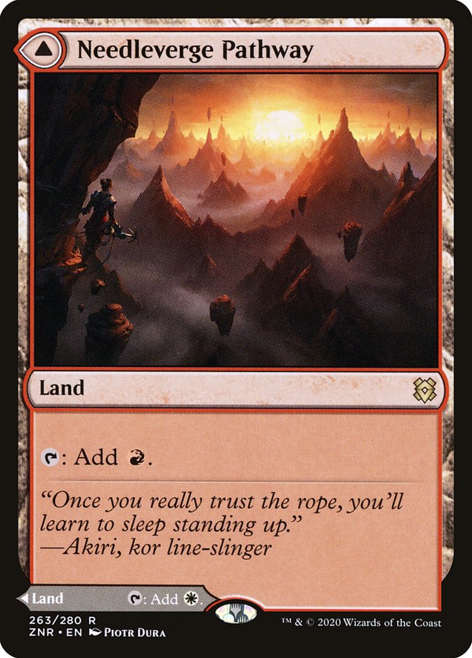 Needleverge Pathway // Pillarverge Pathway 263 (Zendikar Rising) 