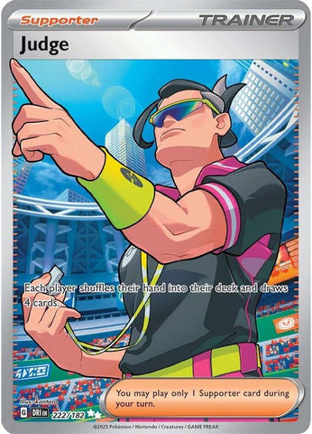 Judge 222/182 (SV10: Destined Rivals)  - Holofoil