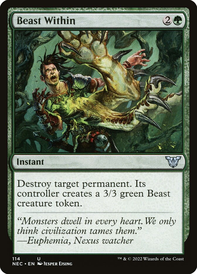 Beast Within 114/38 (Commander: Kamigawa: Neon Dynasty) 