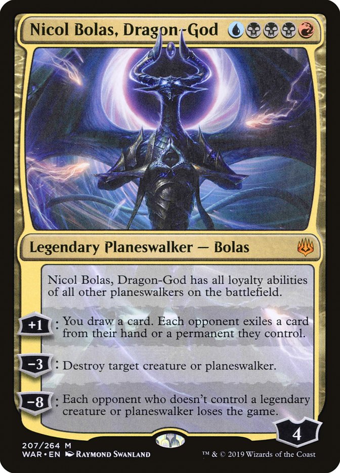 Nicol Bolas, Dragon God 207/264 (War of the Spark) 