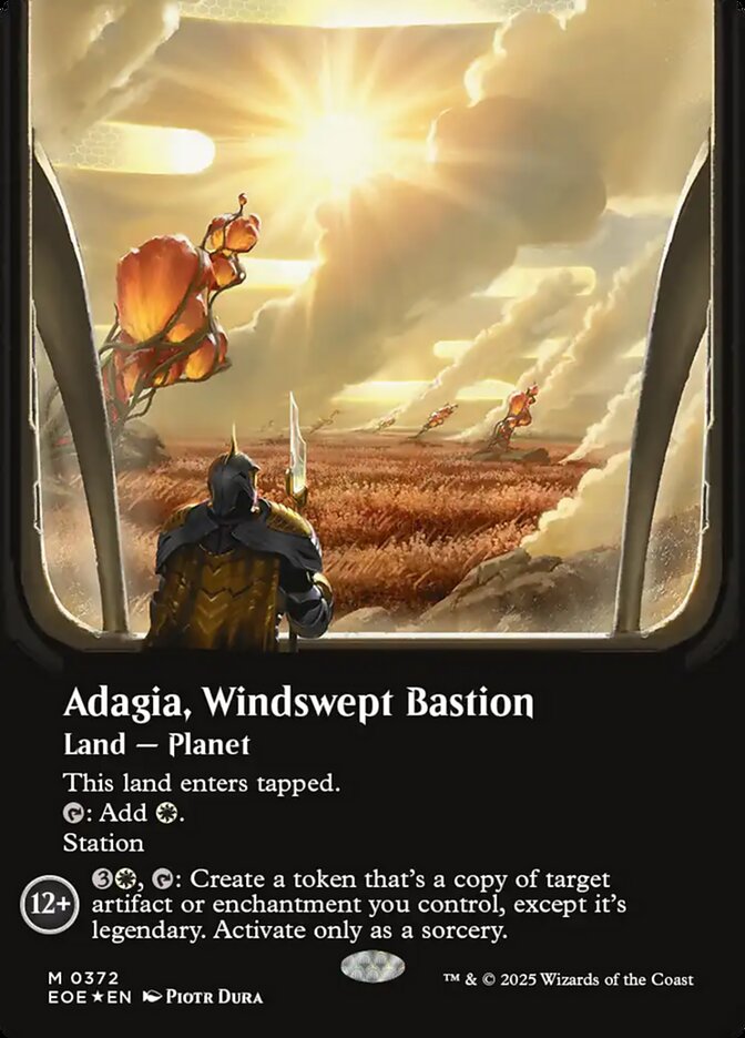 Adagia, Windswept Bastion 372 (Edge of Eternities)  - Foil