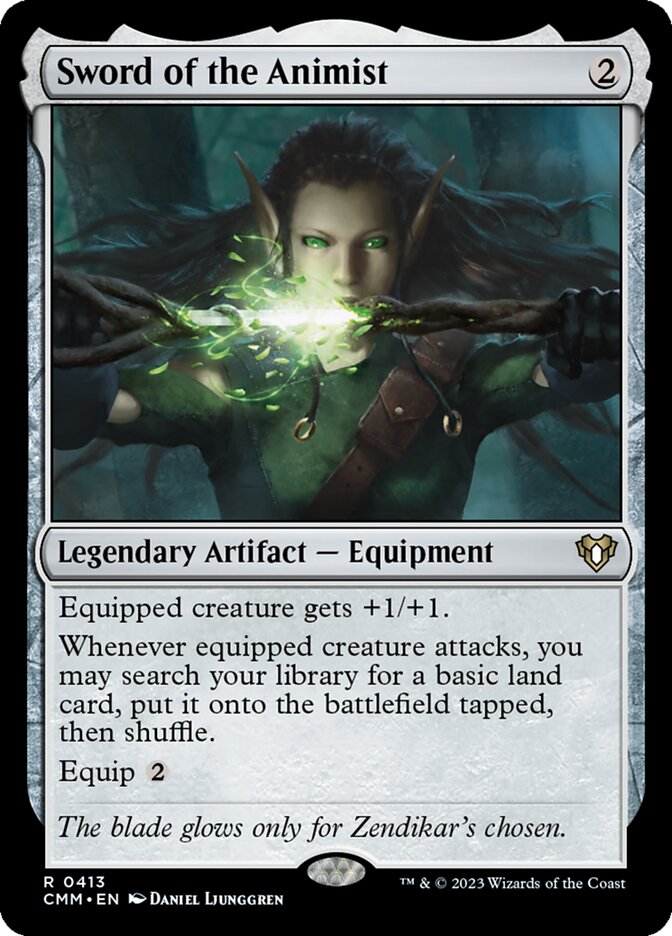 Sword of the Animist 413 (Commander Masters) 